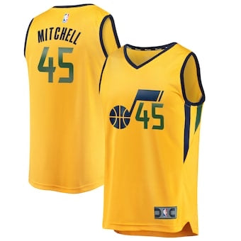 Utahh jazz yellow jersey