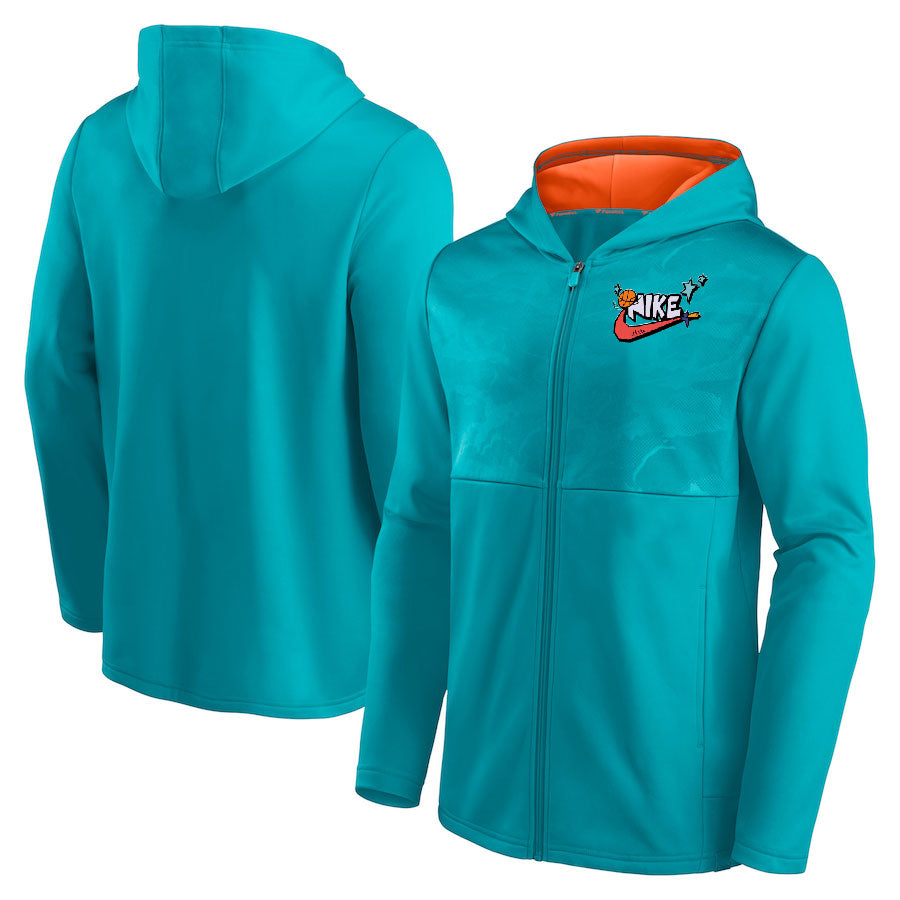 Nike aqua blue jacket