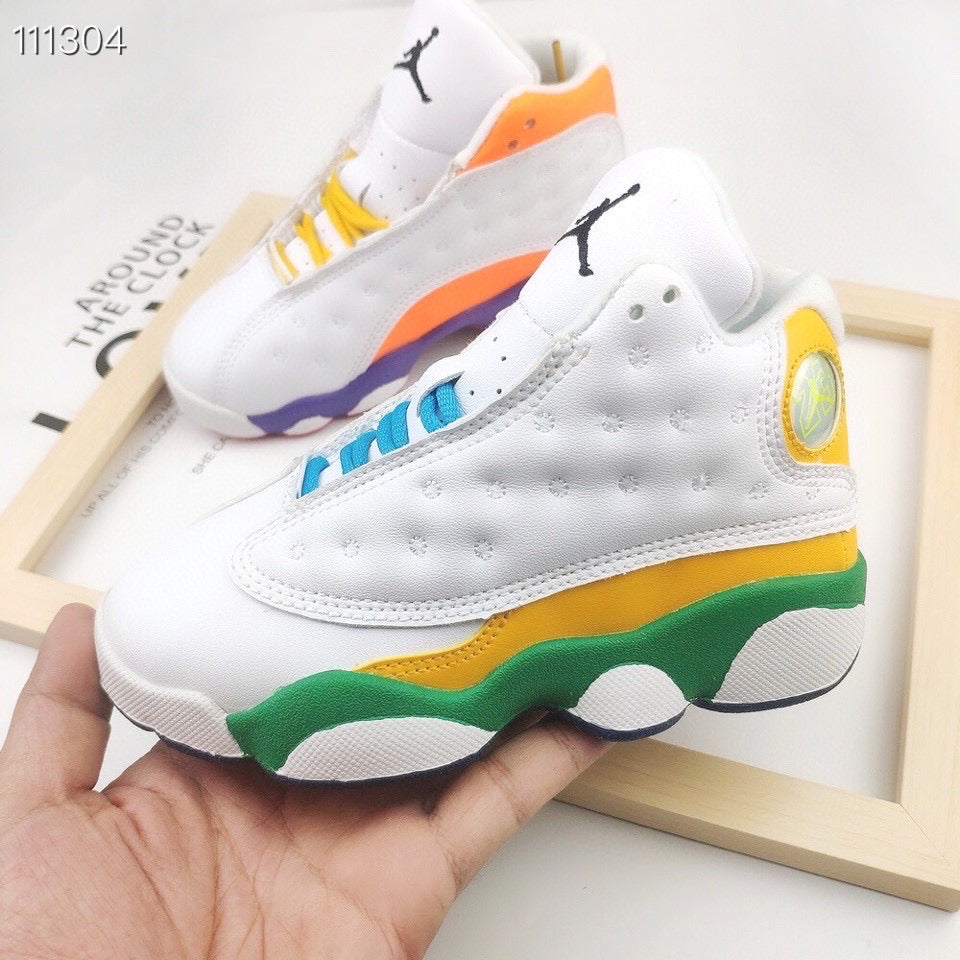 Chaussures Air Jordan 13 Retro BP blanc/multicolore