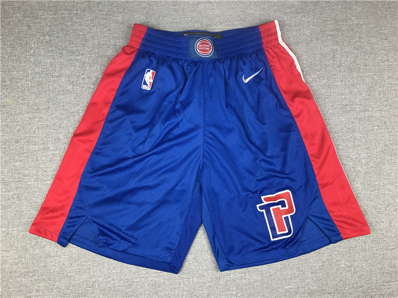 Pistons blue/red shorts