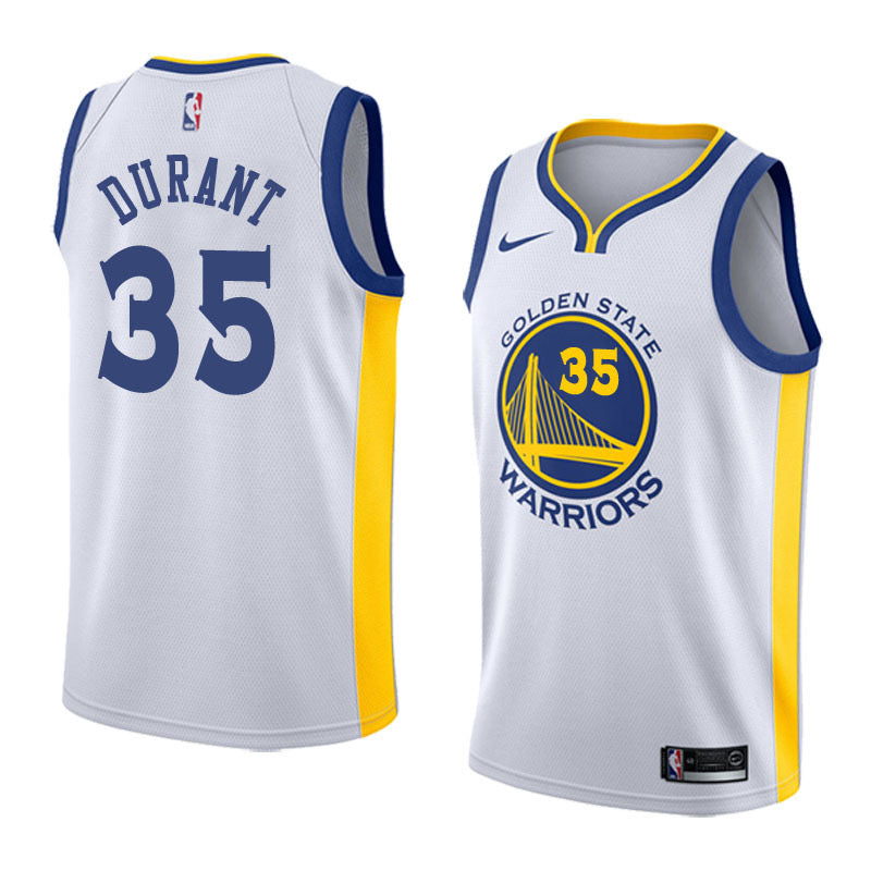 Golden state warriors white 35 durant jersey