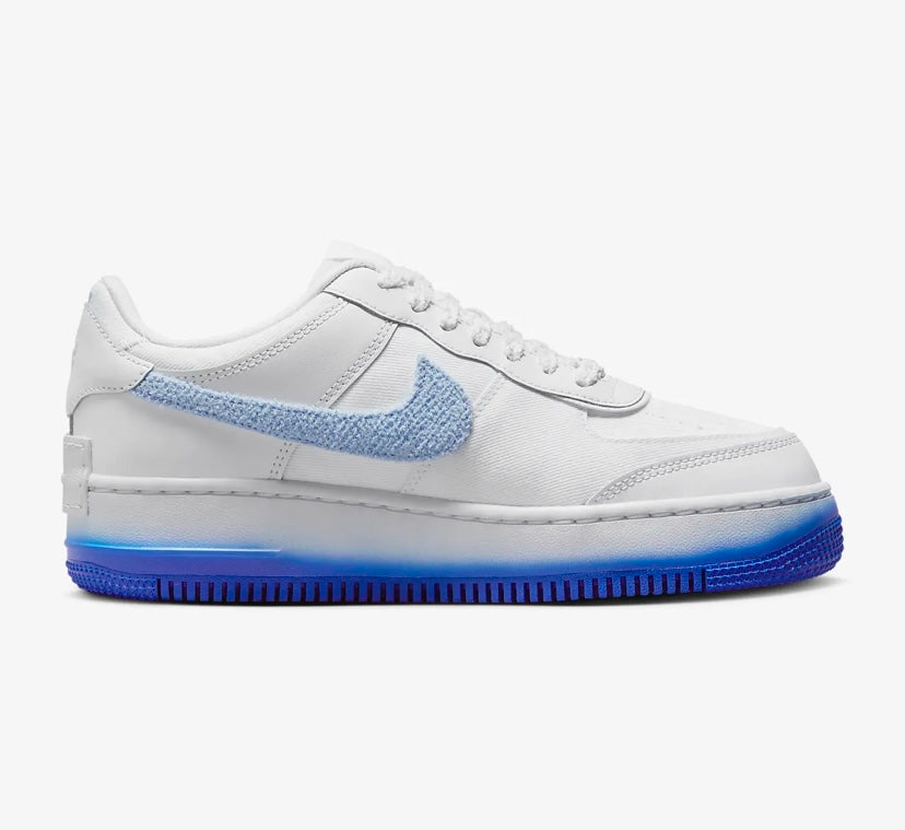 Nike airforce A1 double chaussures bleu royal