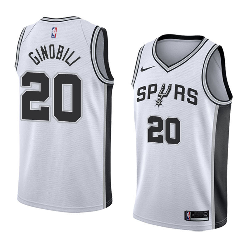 Maillot Spurs blanc 20 ginobili