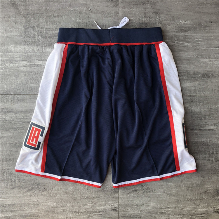 Clippers navy blue/white shorts
