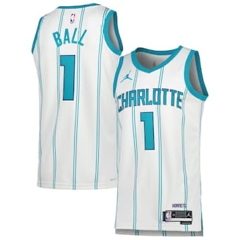 Charlotte hornets white jersey