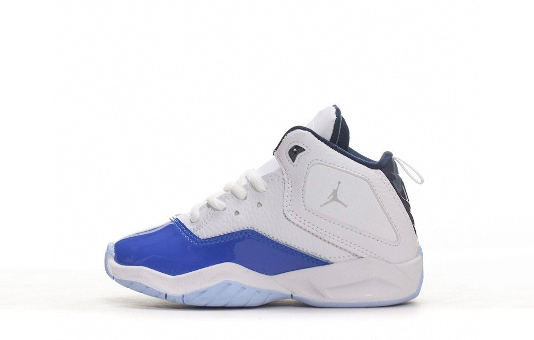 Nike air jordan retro 9Td chaussures bleu et blanc