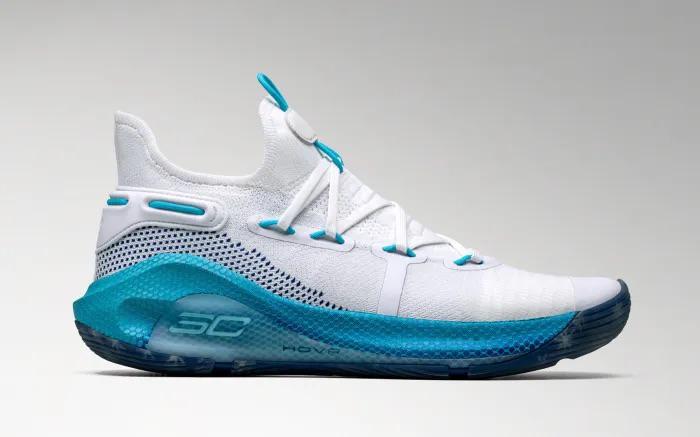 Under Armour Curry 6 Chaussures Blanches De Noël