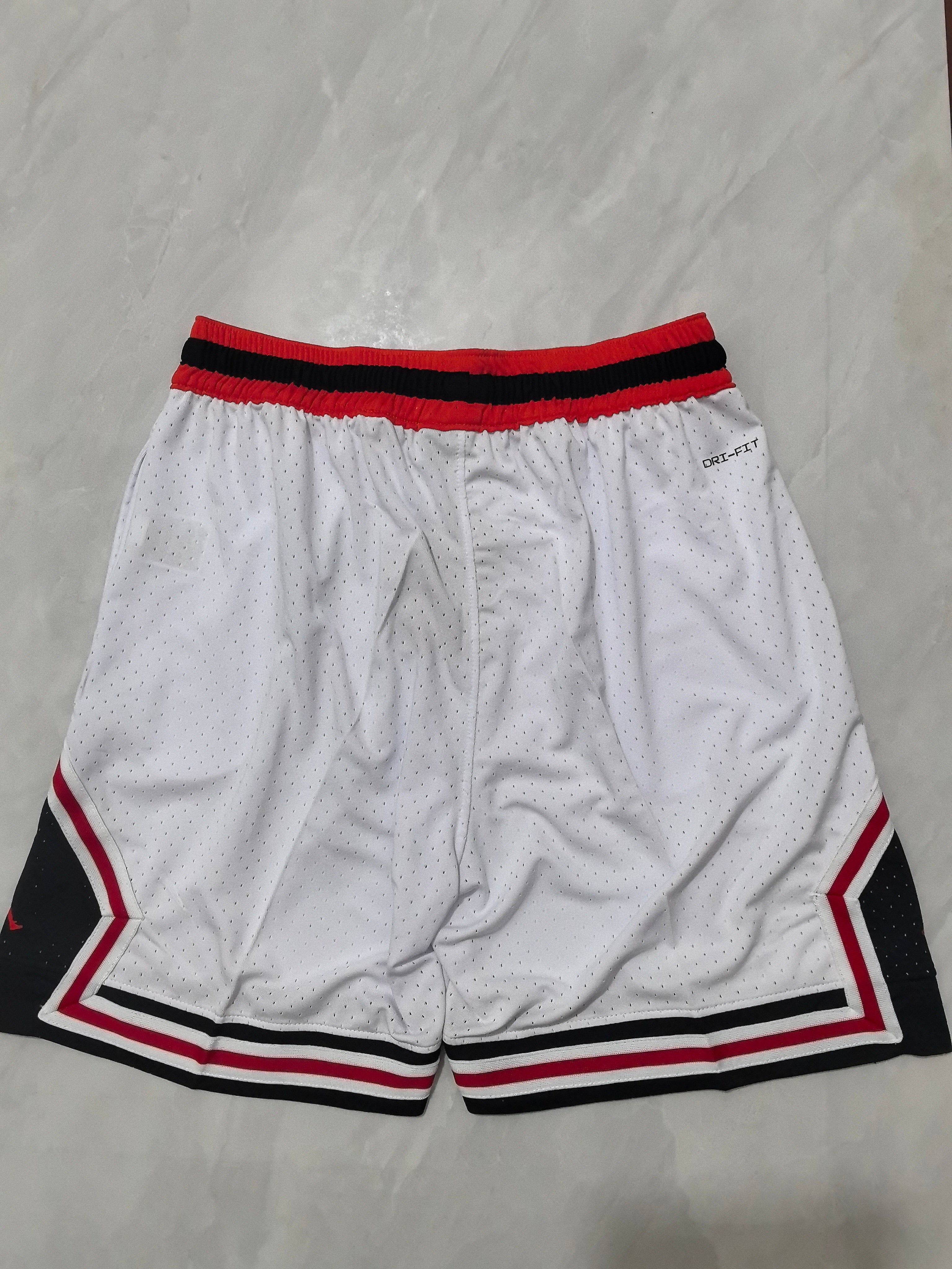Jordan A-17 Watermark Red and White Basketball Shorts