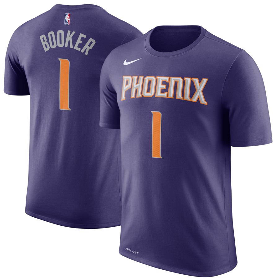 Devin Booker Suns Nike Purple T Shirt #1