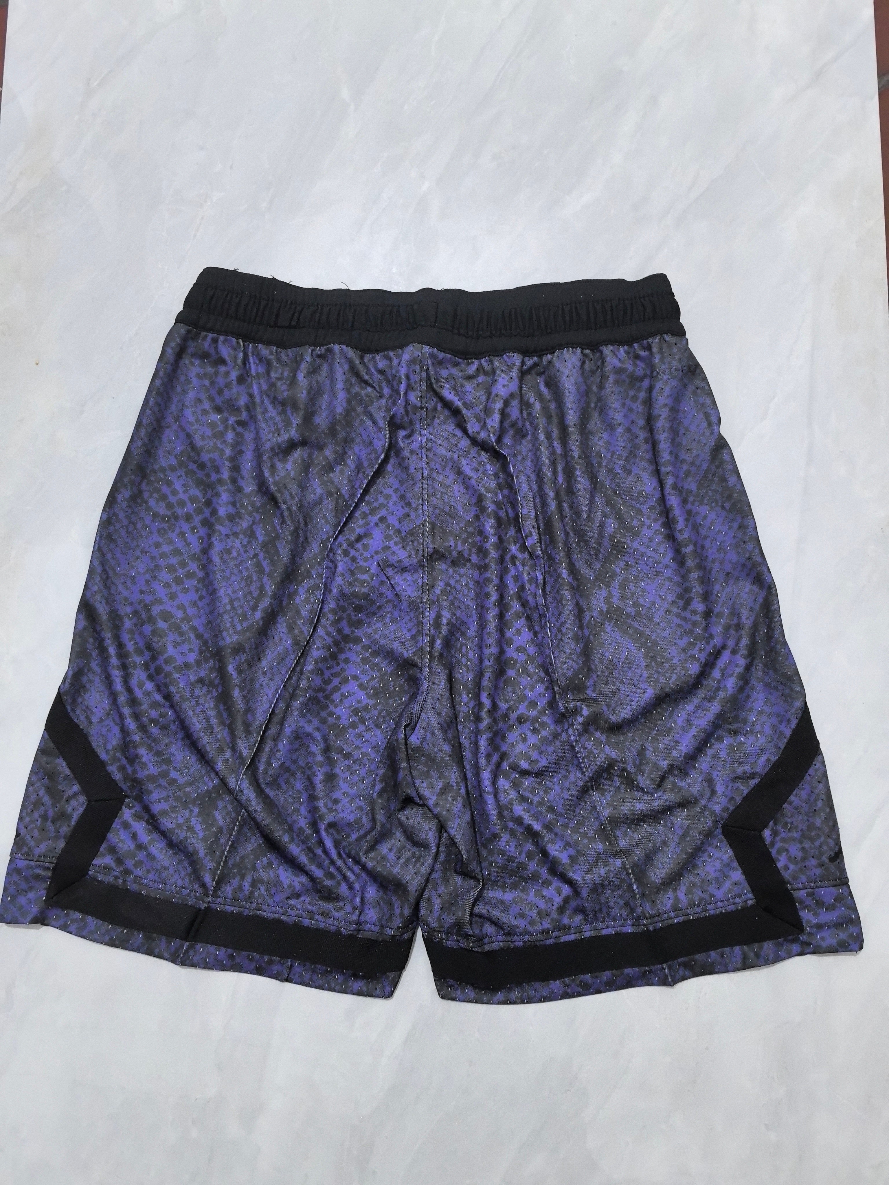 Jordan B-22 snakeskin purple basketball shorts