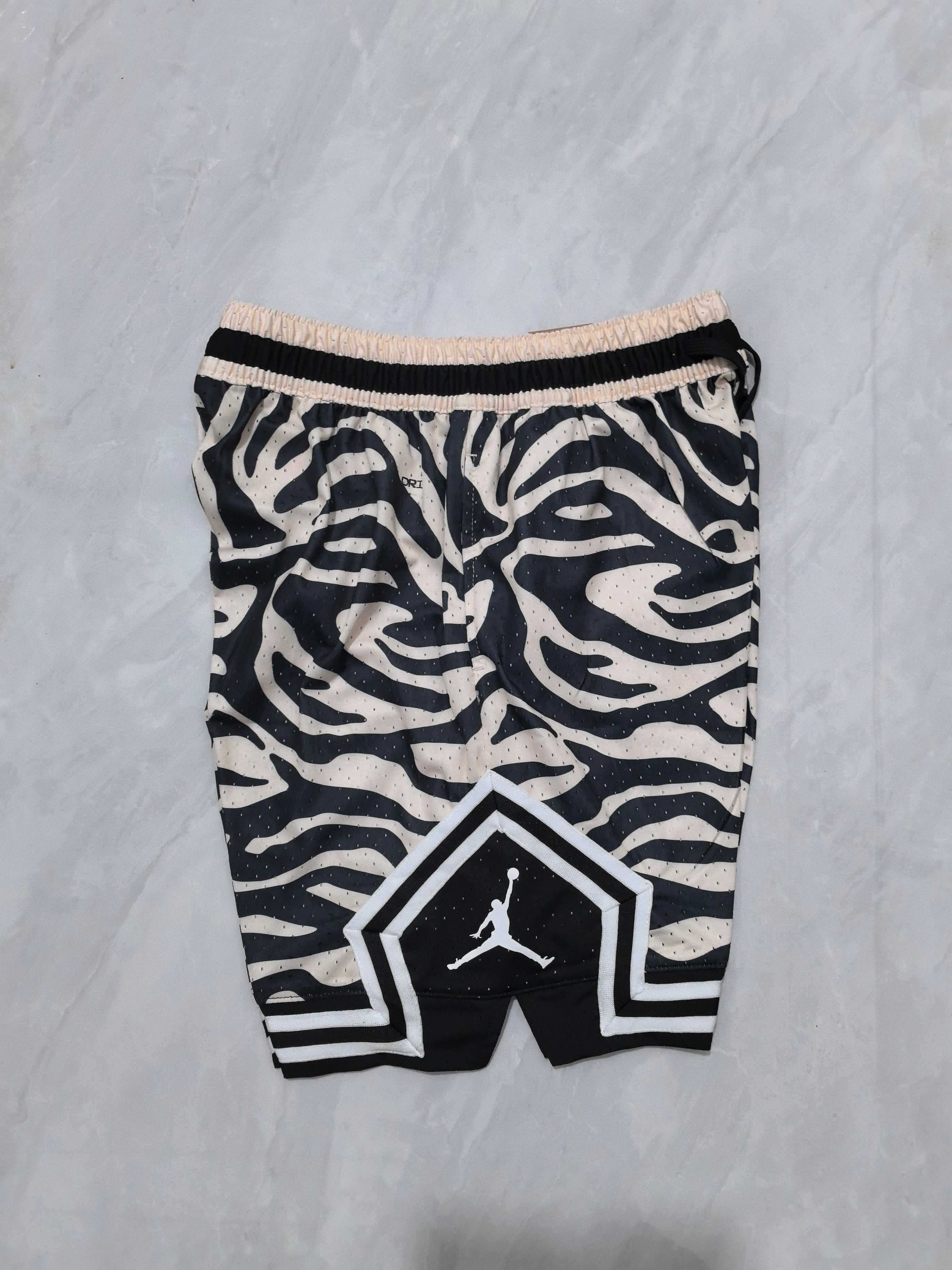 Jordan B-31 Tiger Stripe Yellow Basketball Shorts