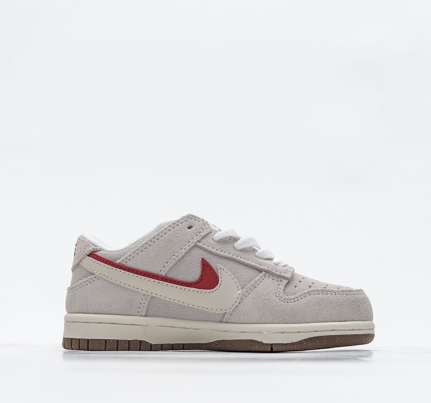 Nike SB grey and red shoes