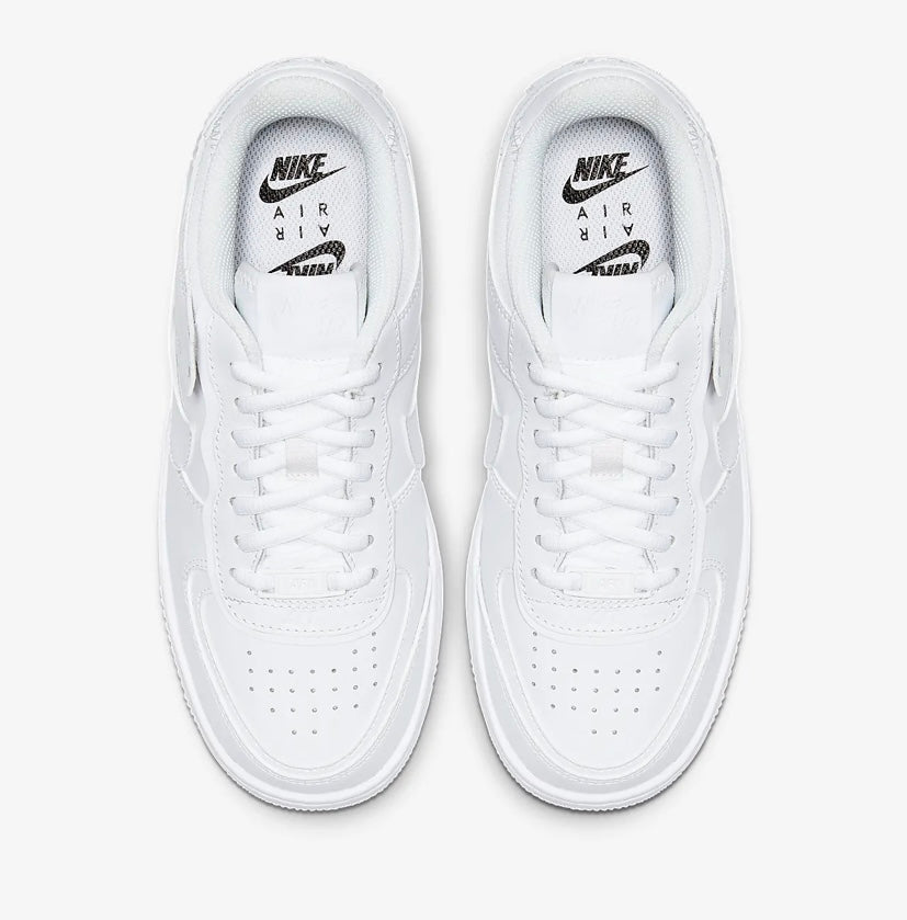 Nike airforce A1 double chaussures blanches complètes