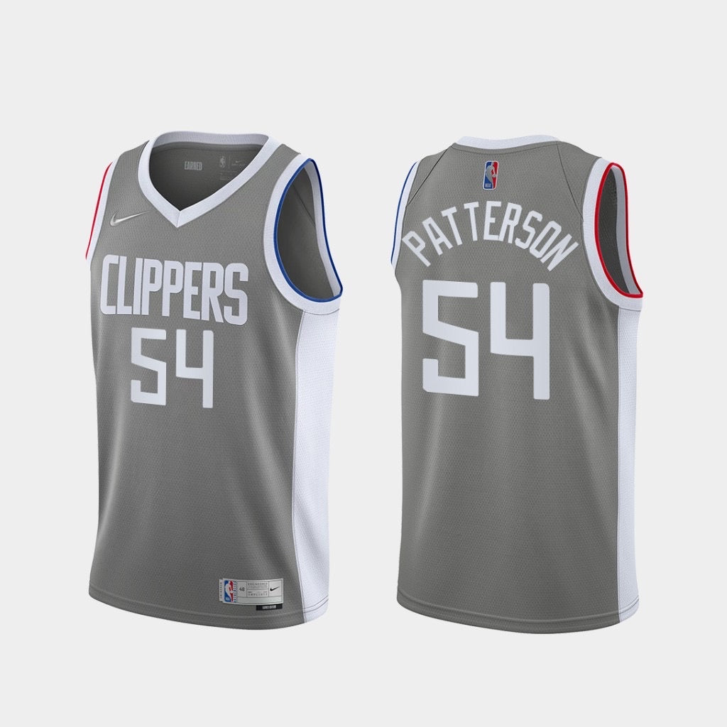 Clippers grey 54 patterson  jersey