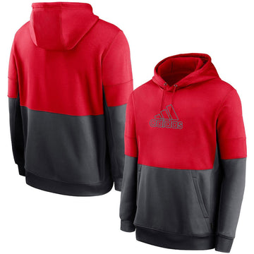 Sweat à capuche Adidas noir-rouge vif