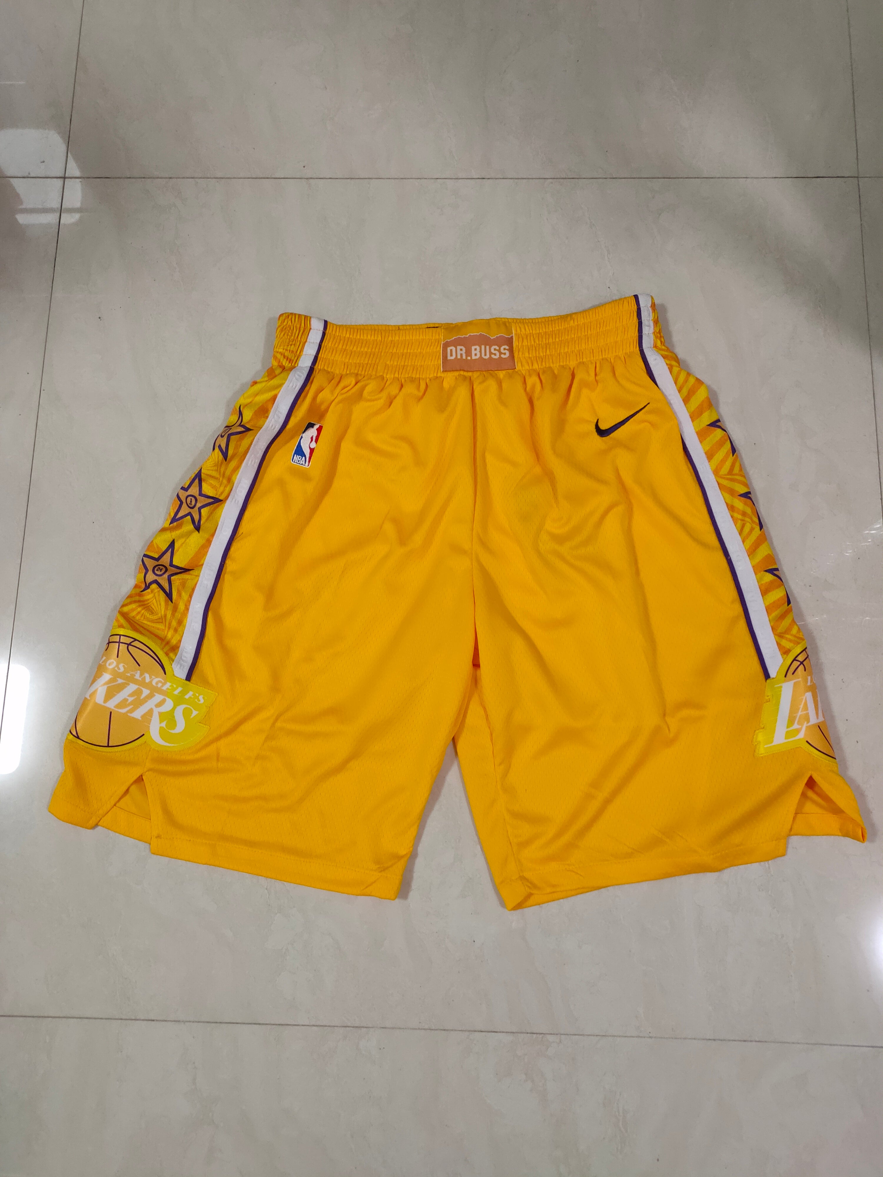 Lakers full yellow shorts