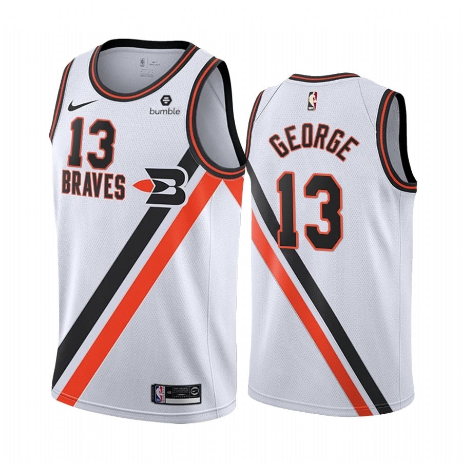 Maillot Braves blanc/rouge 13 George