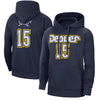 Sweat à capuche jokig bleu marine 15 Denver Nuggets