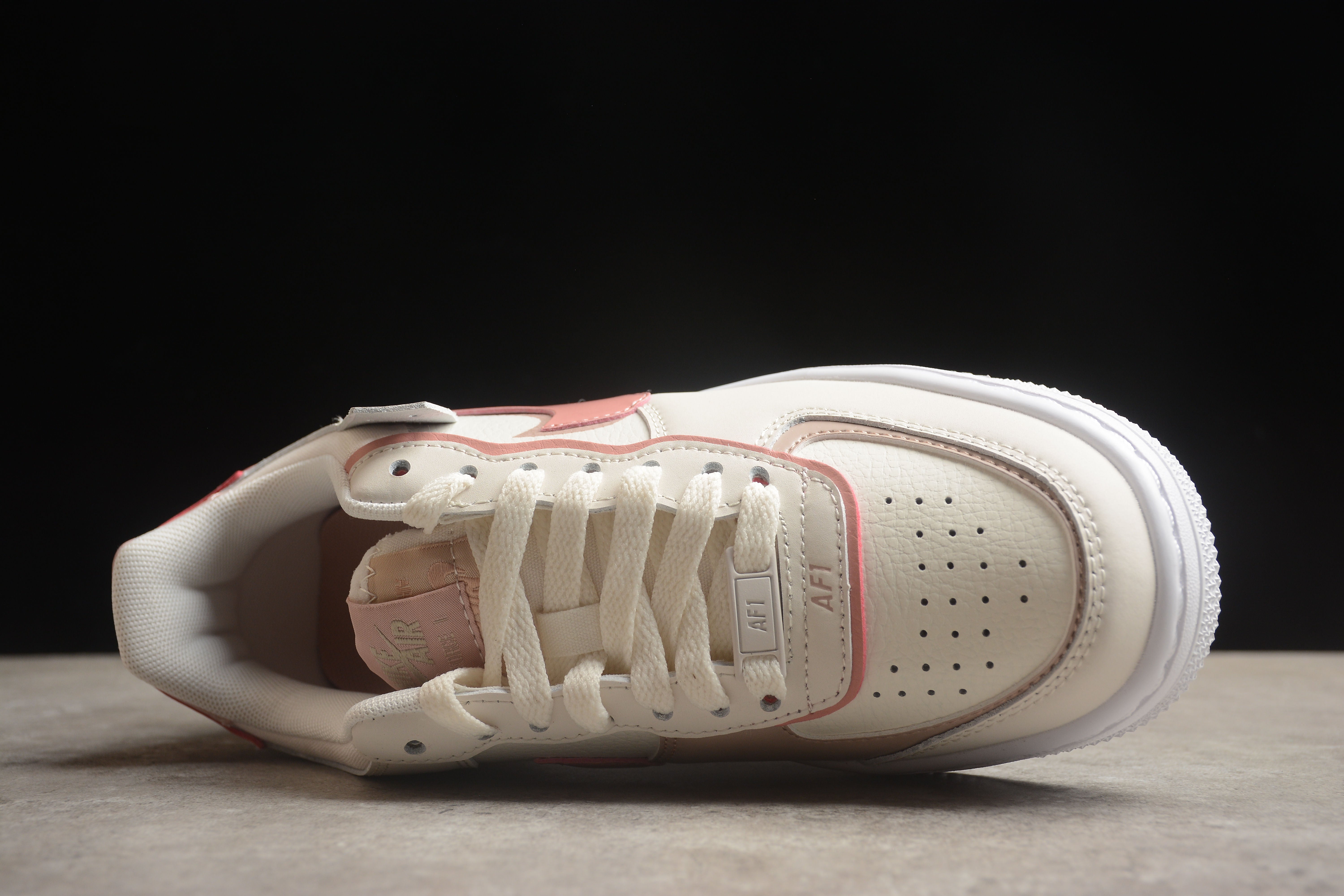 Nike airforce A1 nude shoes