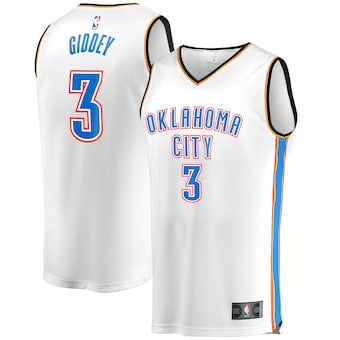 Maillot blanc du Thunder d'Oklahoma City