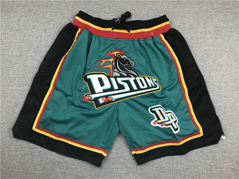 Pistons green-black shorts