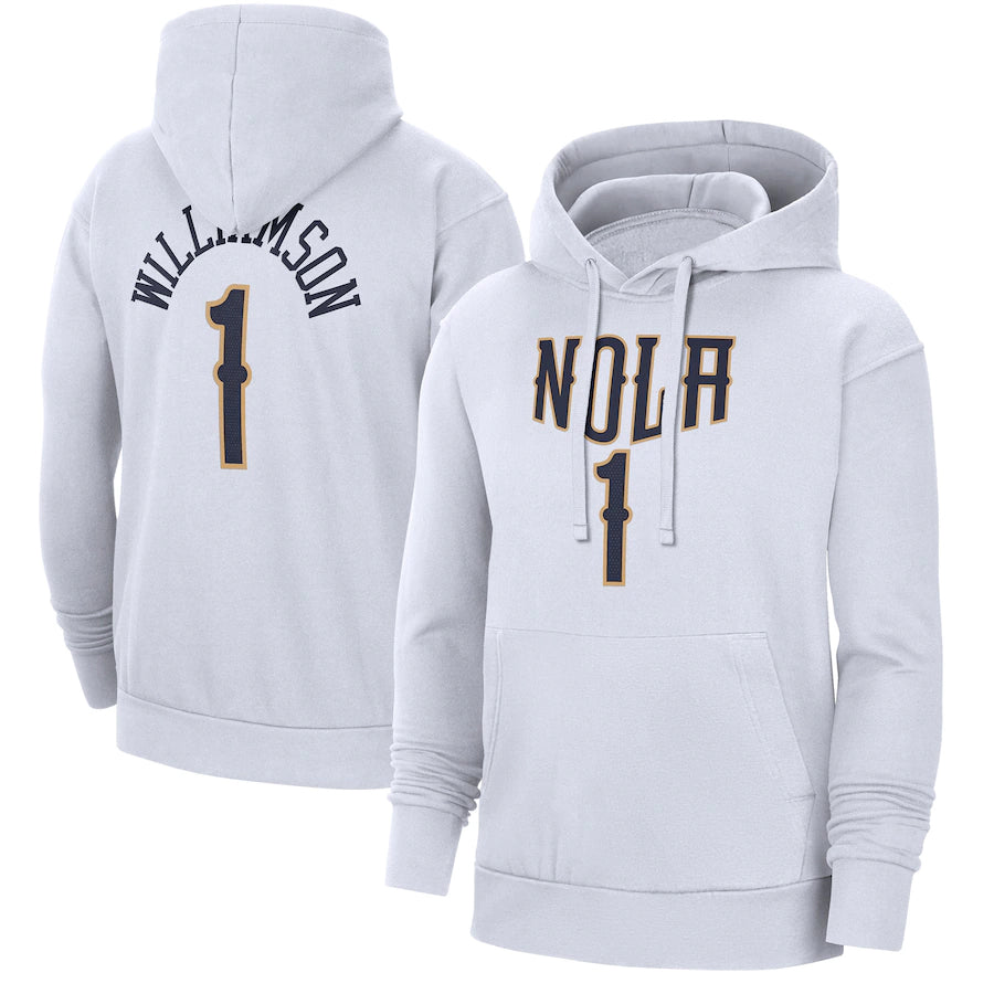 New orleans plicans white  hoodie