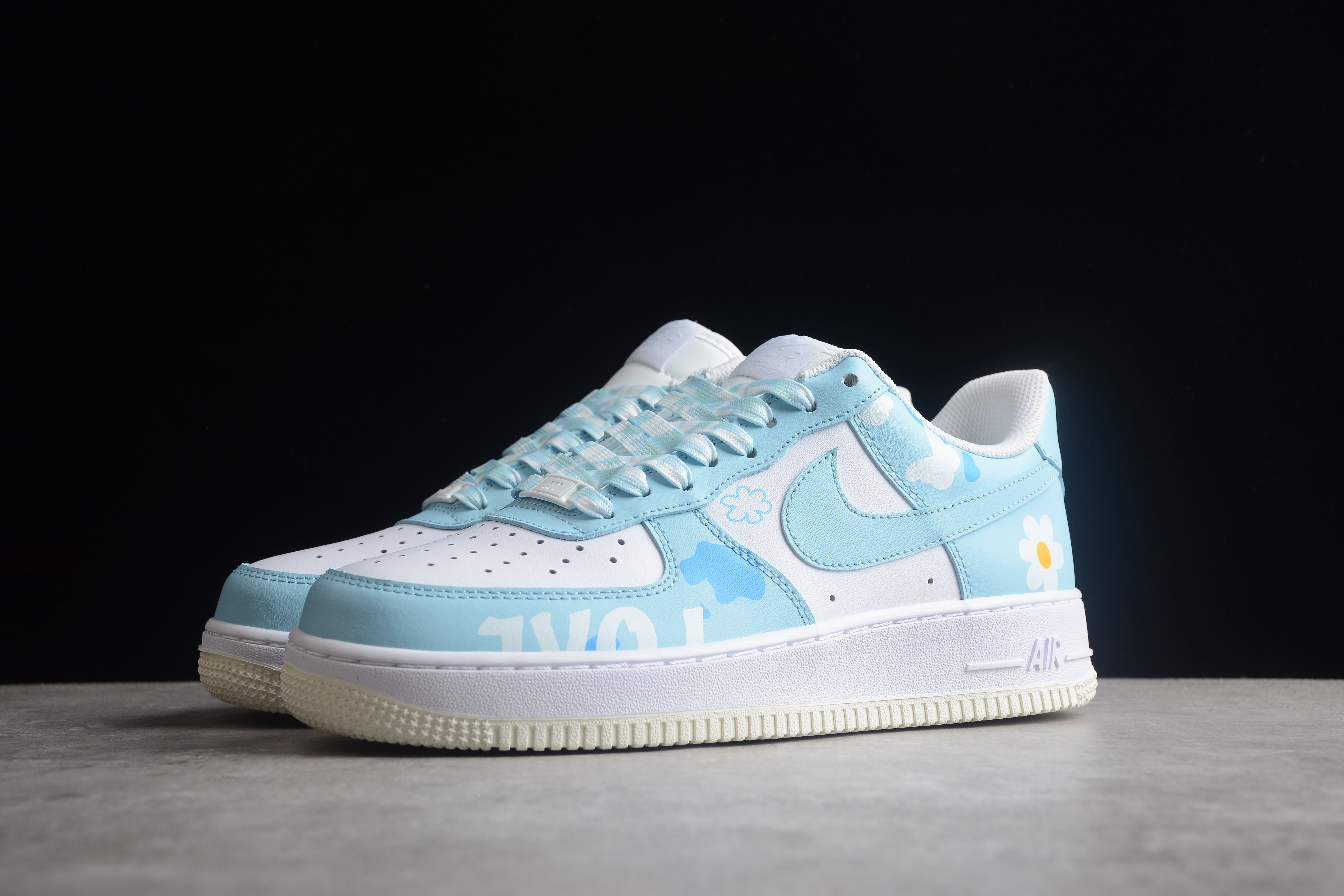 Nike airforce A1 Sky blue shoes
