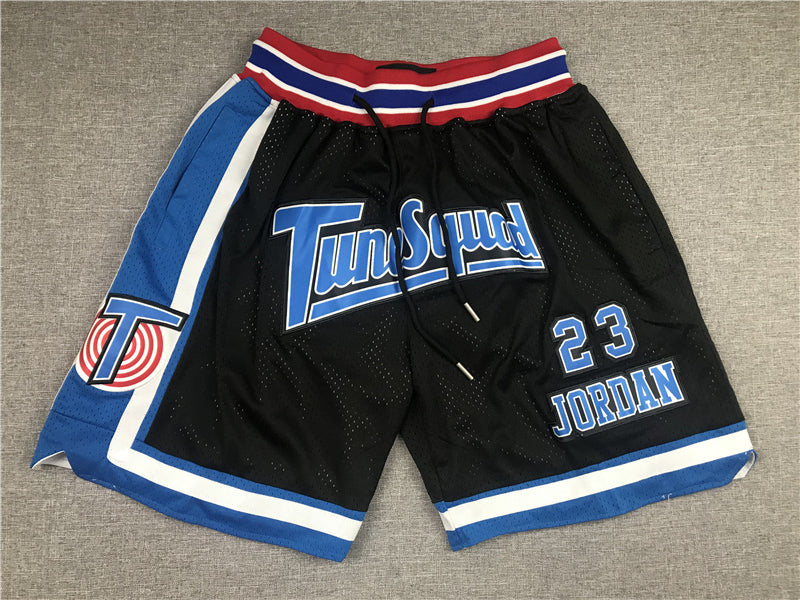 Jordan tunsquad black and blue shorts