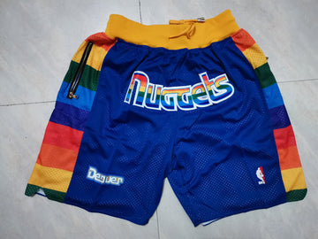 Short bleu des Denver Nuggets