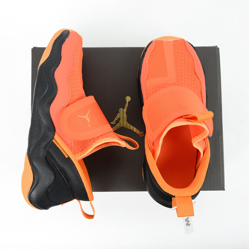 Jordan shark orange shoes