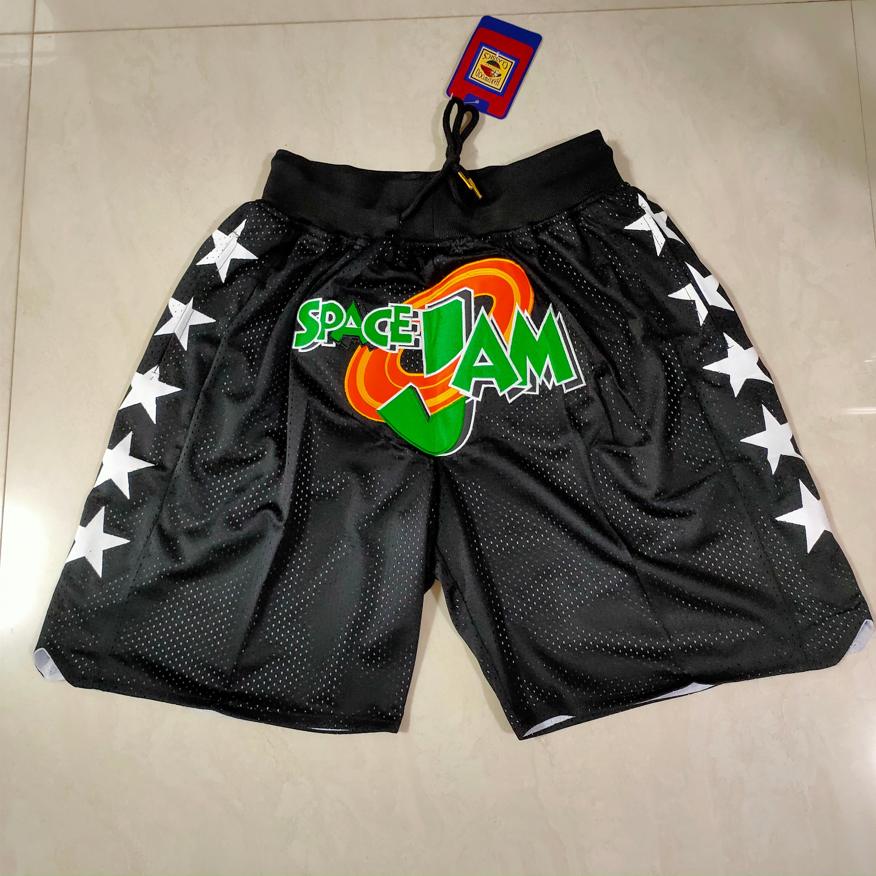 Space jam black shorts