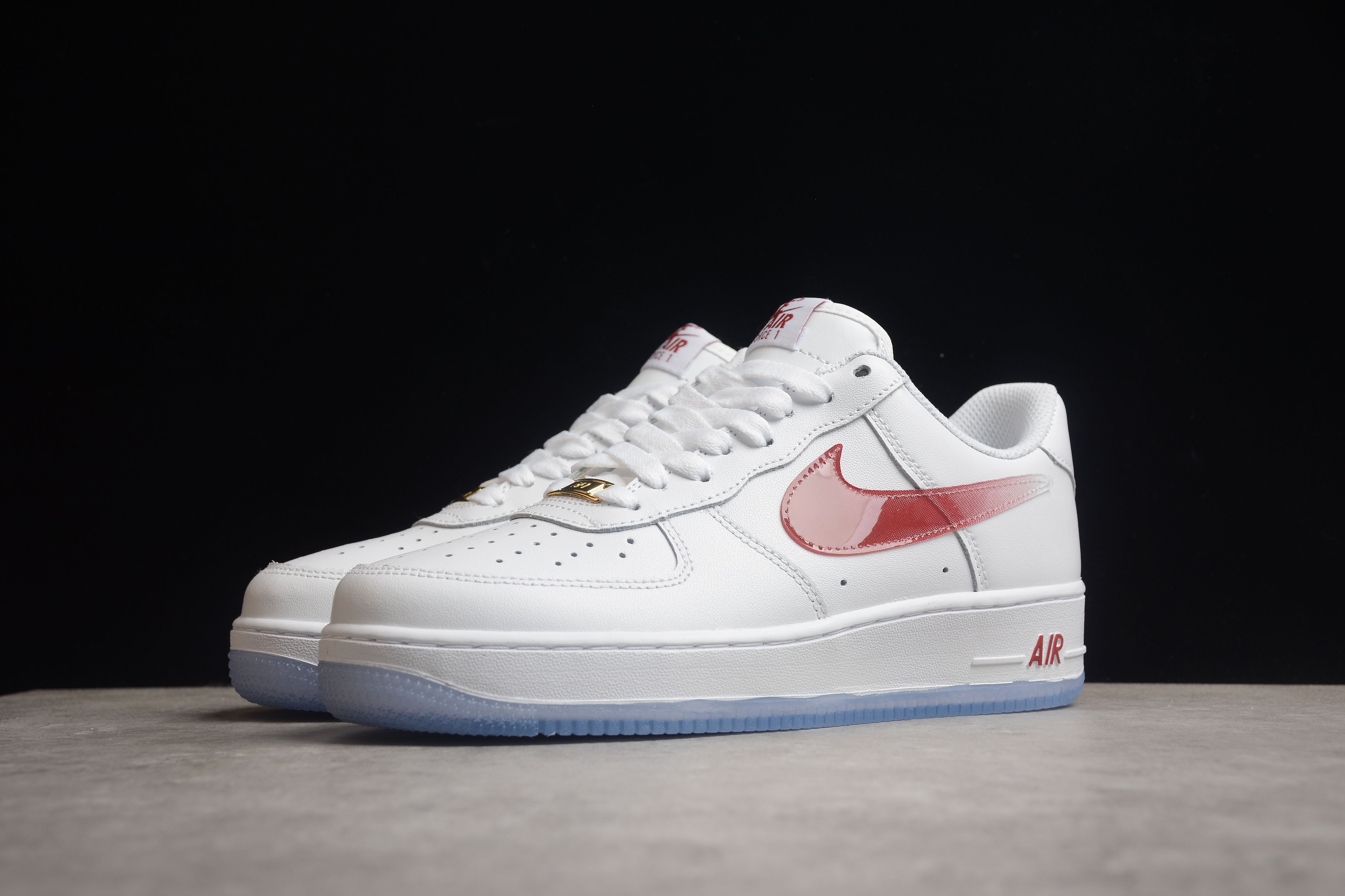 Nike airforce A1 red tick shoes