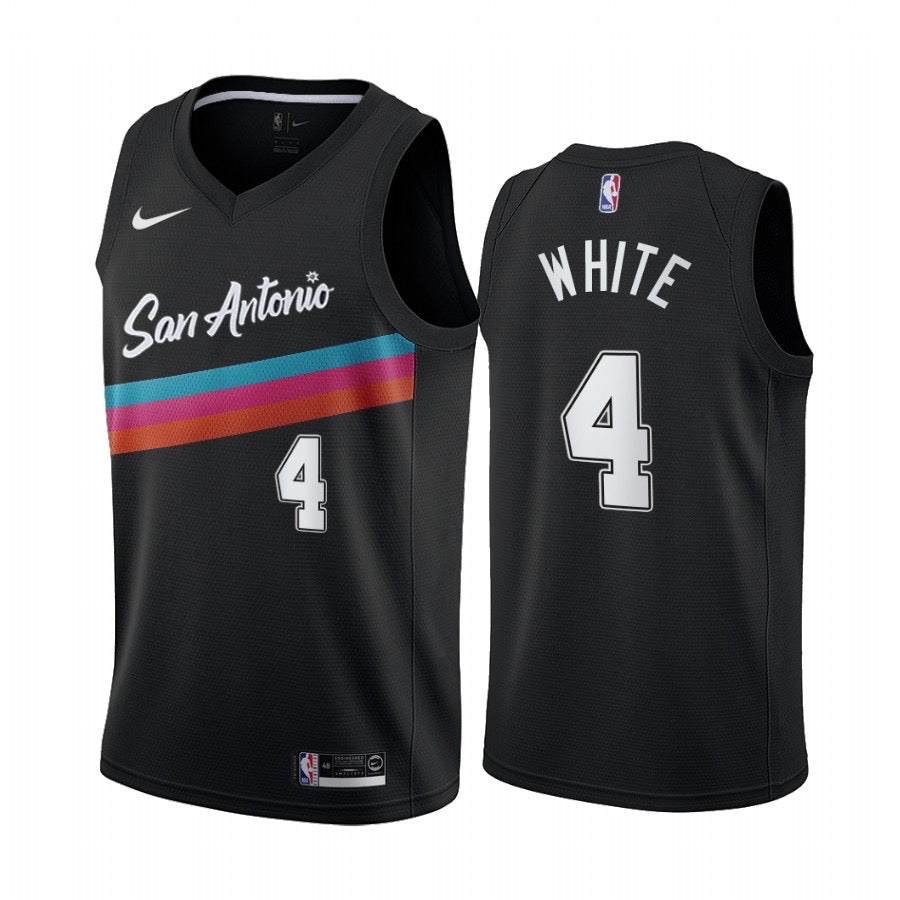 Maillot San Antonio noir 4 blanc