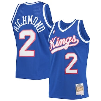 Retro Sacramento kings blue jersey