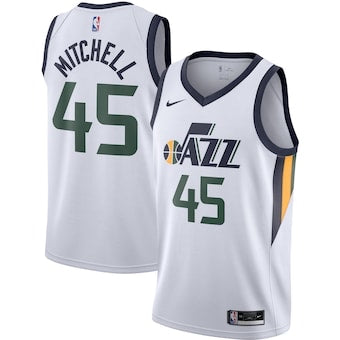 Utahh jazz white jersey