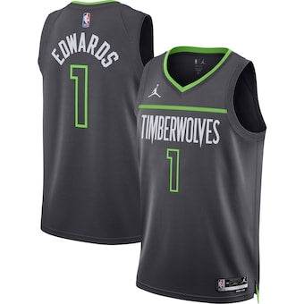 Minnesota timberwolves grey jersey