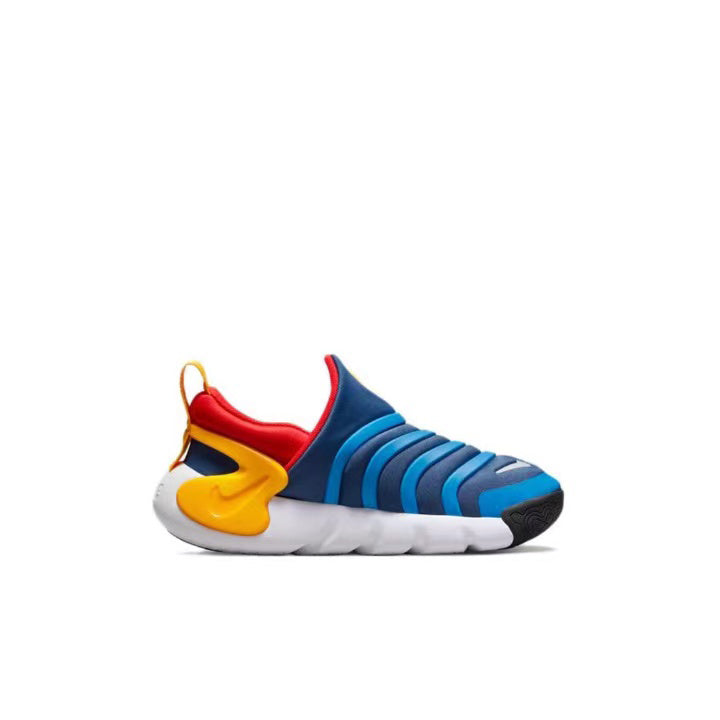 Nike striped blue shoes
