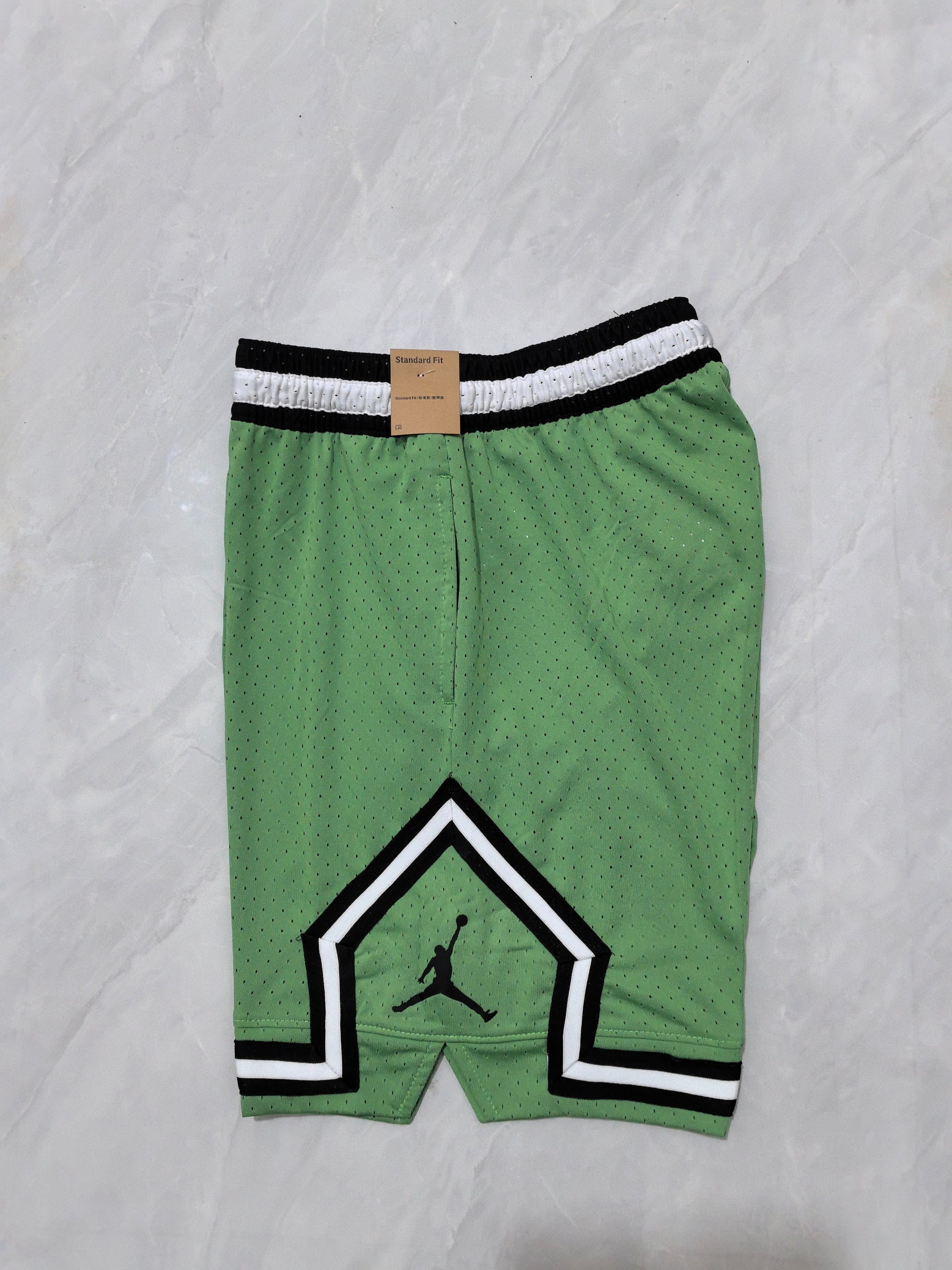 Jordan A-10 Green Basketball Shorts