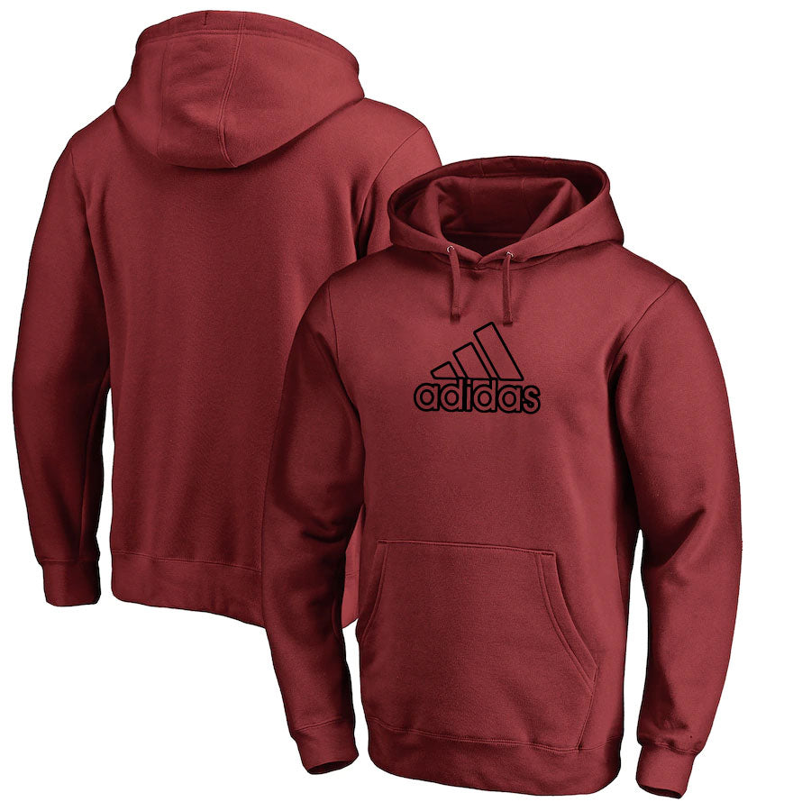 Adidas sweat à capuche bordeaux