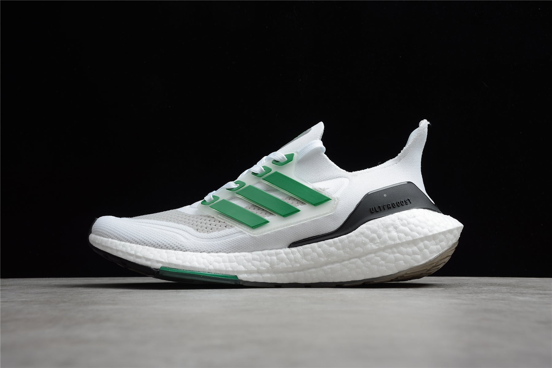Adidas ultraboost white green shoes