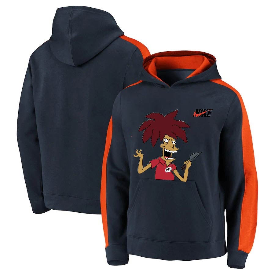 Nike black-orange hoodie