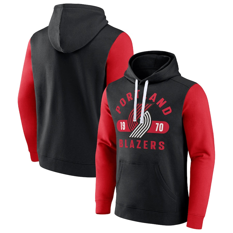 Portland Trail Blazers red/ black hoodie