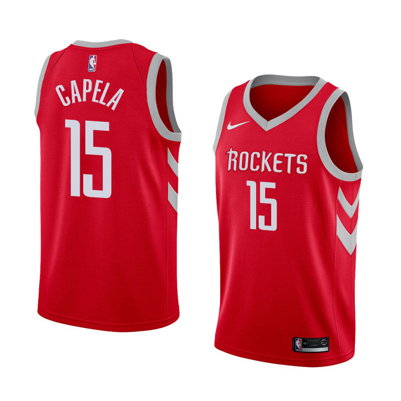 Maillot capela rouge 15 Rockets