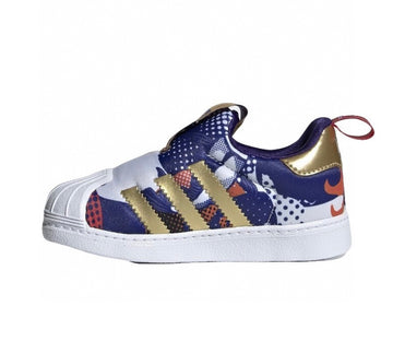 Adidas original superstar bleu noir rouge