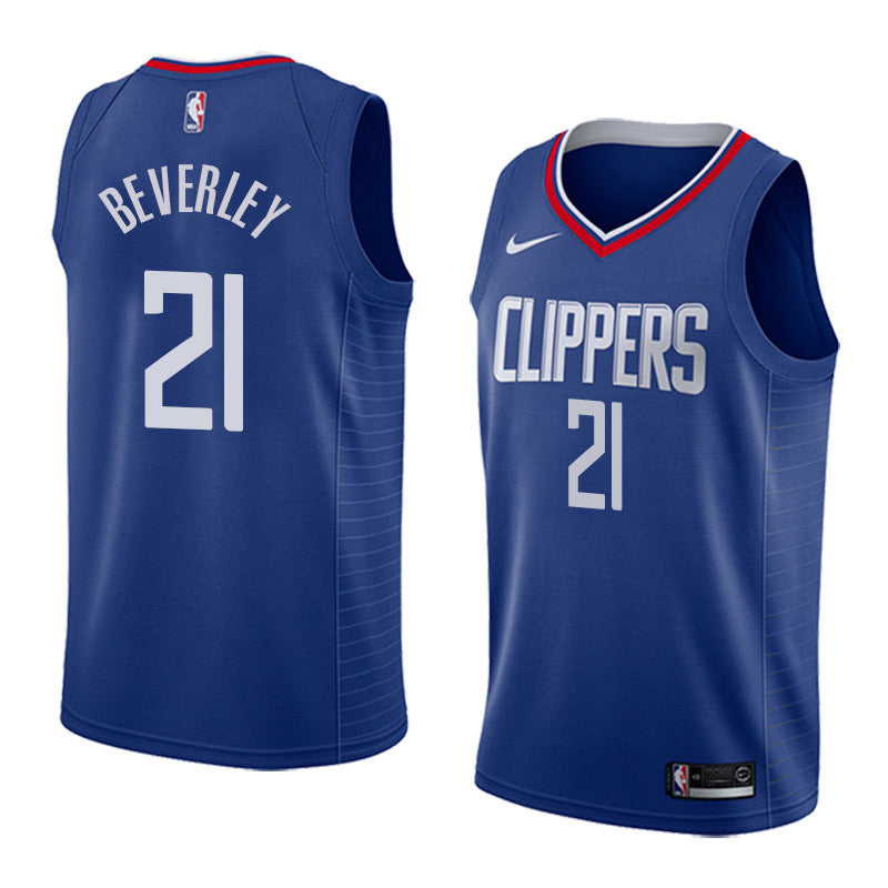 Clippers dark blue 21 beverley jersey