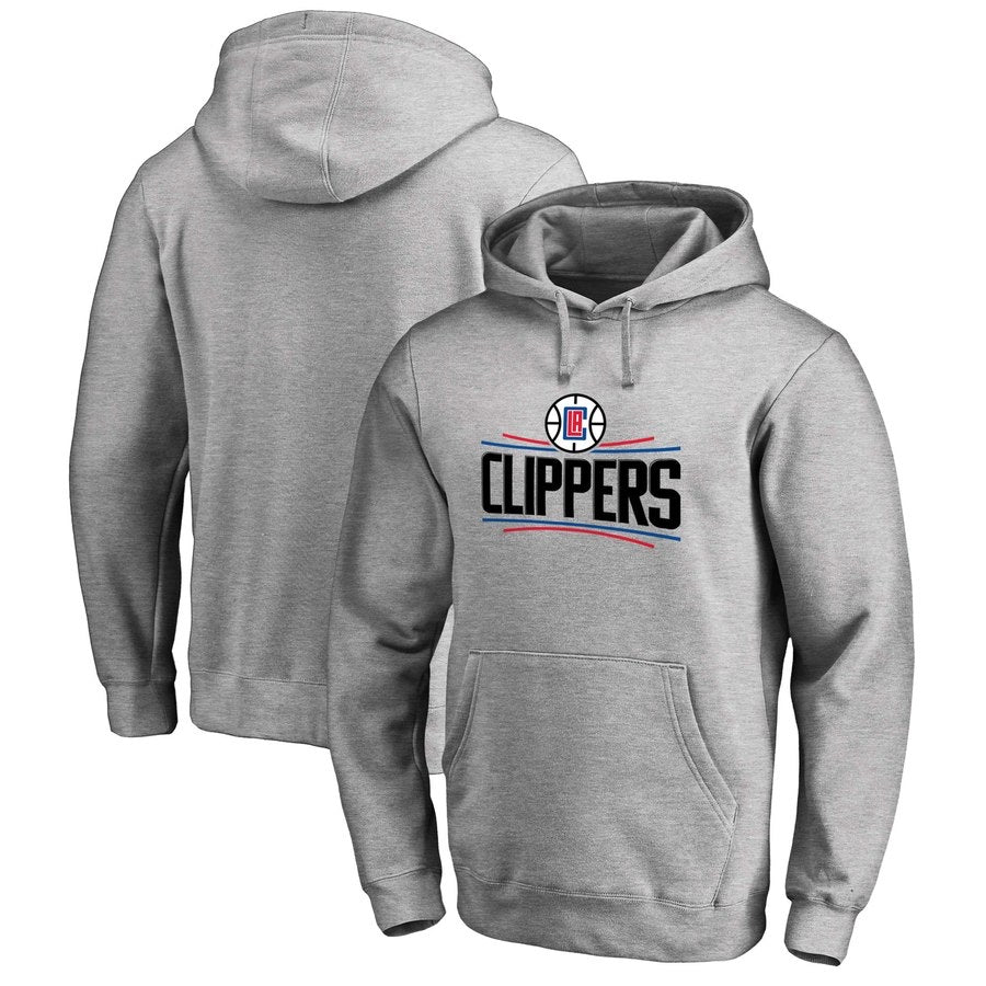 Sweat à capuche gris LA Clippers