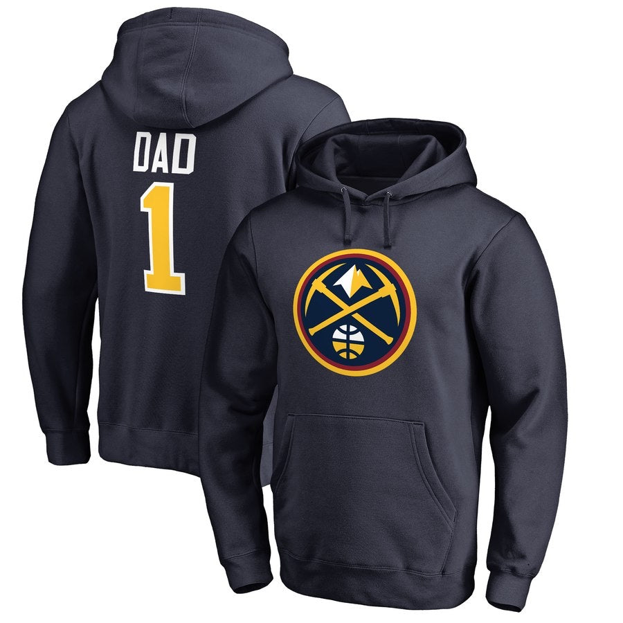 Denver nuggets 1 dad black hoodie