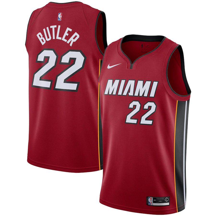 Maillot rouge majordome Miami Heat 22