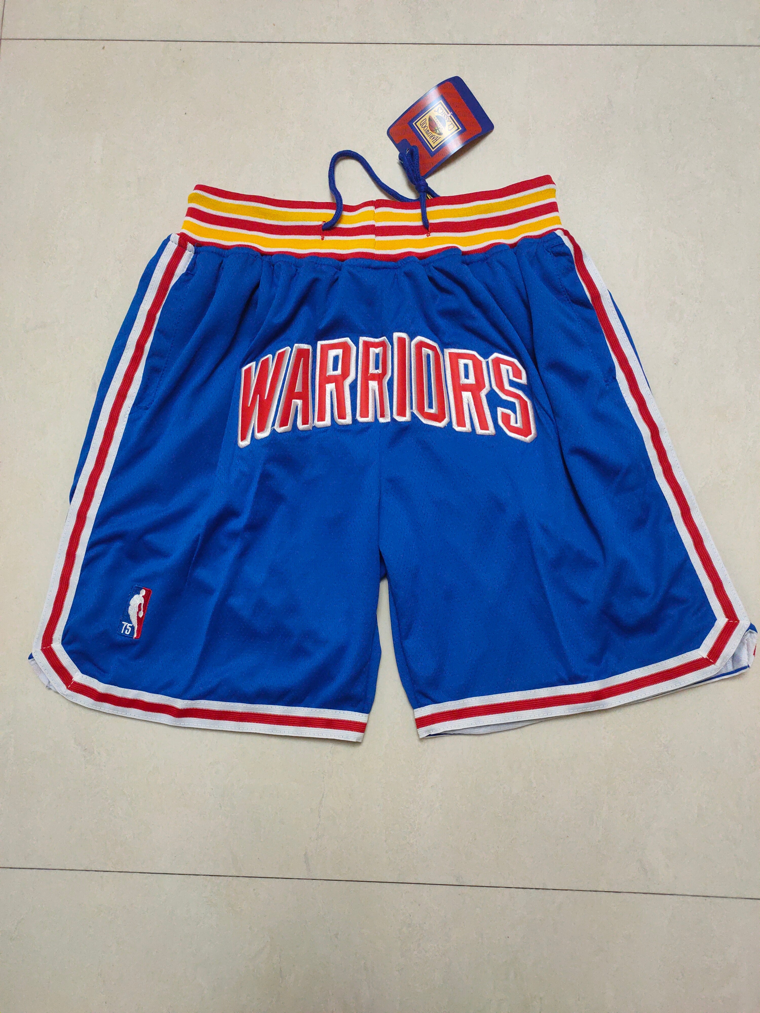 Short bleu roi Warriors