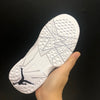 Nike air jordan retro white gold shoes